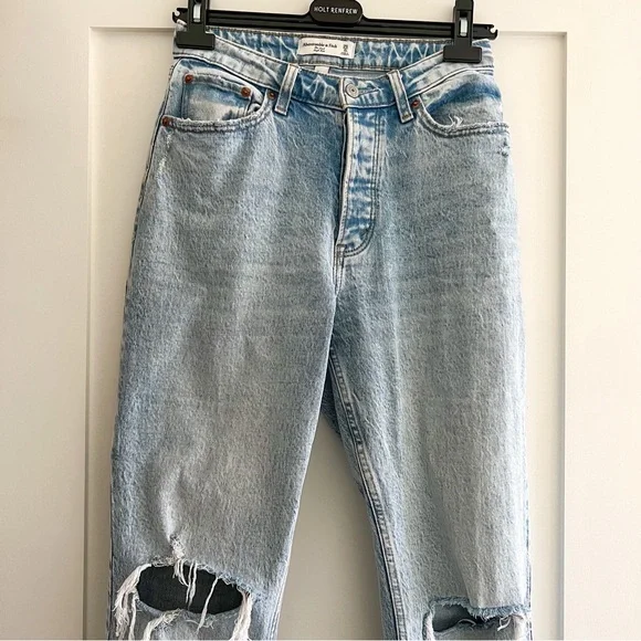 A&F High Rise Dad Jean Short - Picture 14 of 16